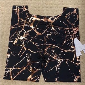 Beyond Yoga High Waist 7/8 Legging Black/Rose Gold